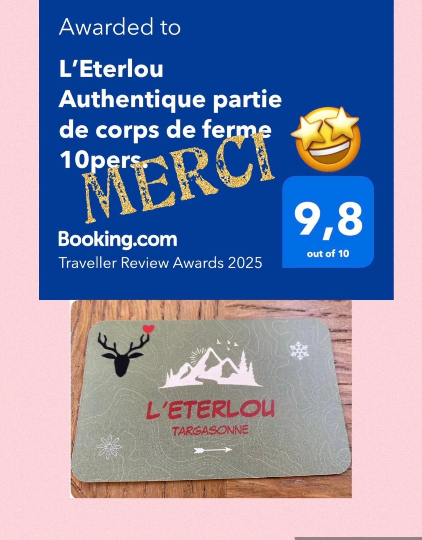 L'Eterlou Authentique Partie De Corps De Ferme 10Pers. Βίλα Targassonne Εξωτερικό φωτογραφία